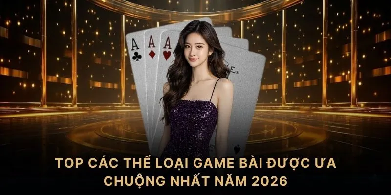 TOP các thể loại game bài được ưa chuộng nhất năm 2026